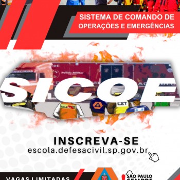 Curso de Sistema de Comando de Operações em Emergências (SICOE)!!
